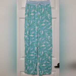 Men's Small Little Sleepies Shark Soiree Pajama Pants